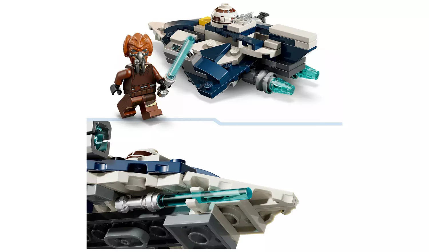 LEGO Star Wars Plo Koon Jedi Starfighter Microfighter | Ages 6+ | Model 75400 | New LEGO
