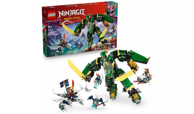 LEGO NINJAGO Lloyd’s Jet Mech Ninja Building Toy Set | Ages 9+ | Model 71845 | 1112 Pieces | New LEGO