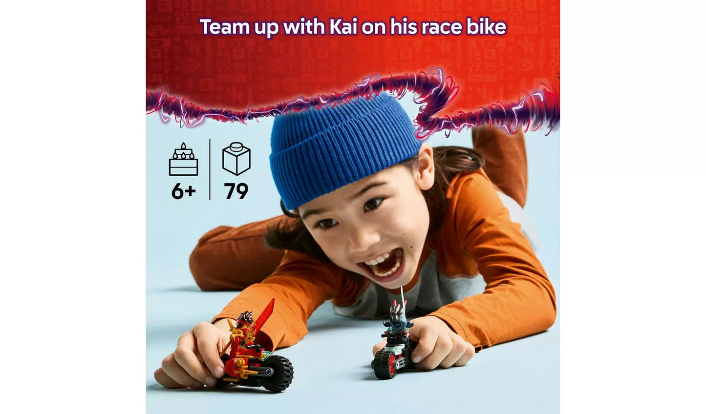 LEGO NINJAGO Kai’s Motorcycle Speed Race Building Toy | Ages 6+ | Model 71838 | New LEGO