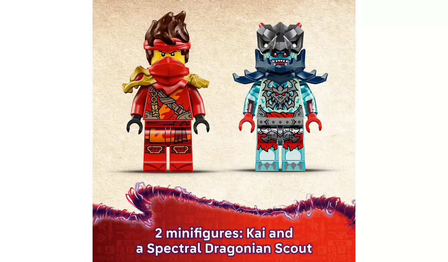 LEGO NINJAGO Kai’s Motorcycle Speed Race Building Toy | Ages 6+ | Model 71838 | New LEGO