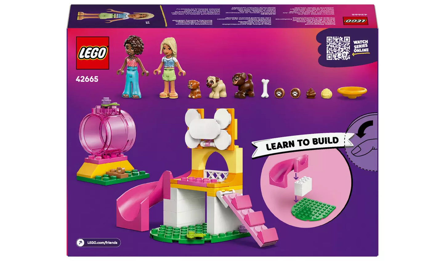 LEGO Friends Puppy Playground Toy with Pet Dog Figures | Ages 4+ | Model 42665 | New LEGO