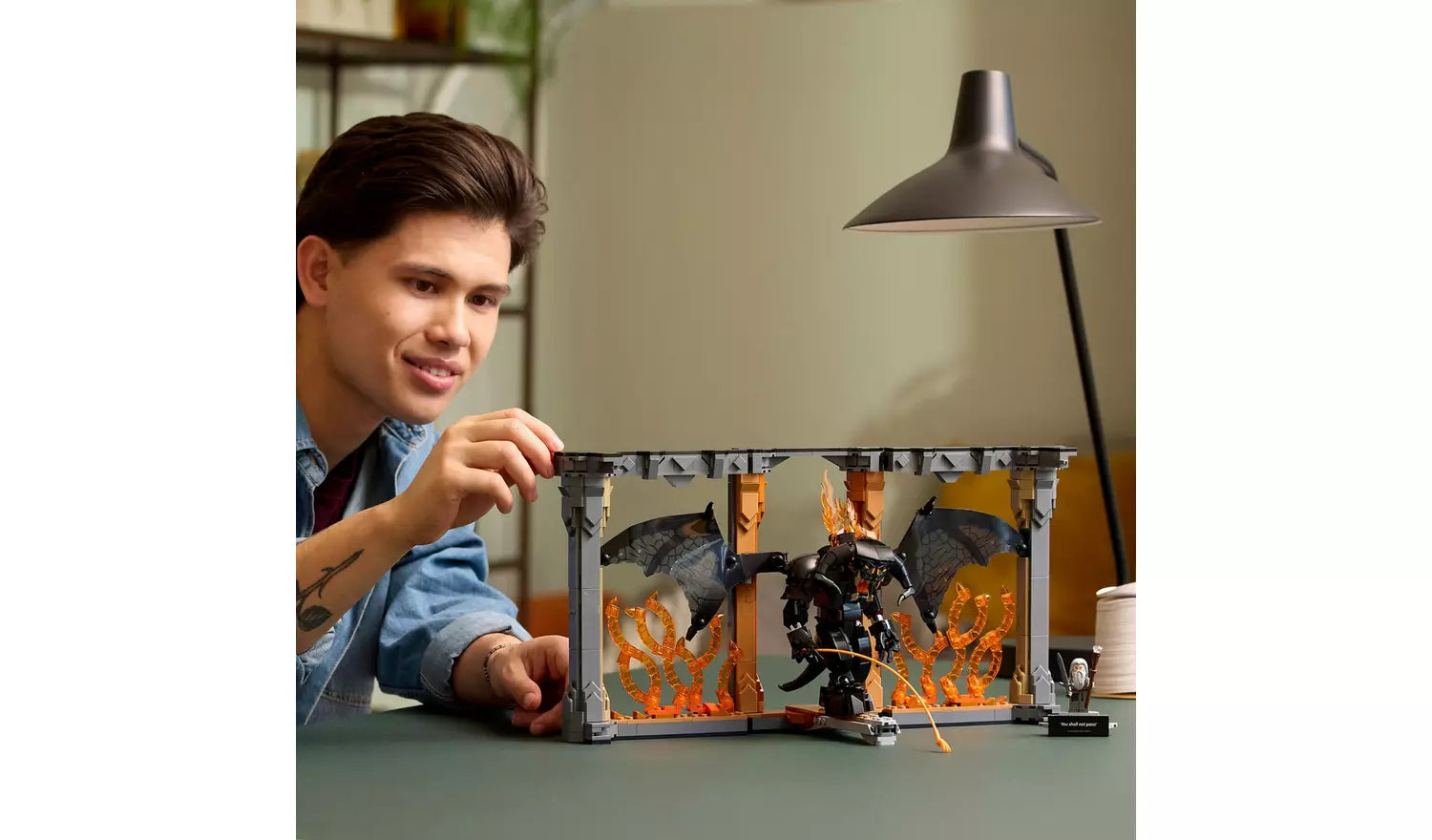 LEGO Icons The Lord of the Rings Balrog Book Nook Set for Adults | Ages 18+ | Model 10367 | NEW LEGO