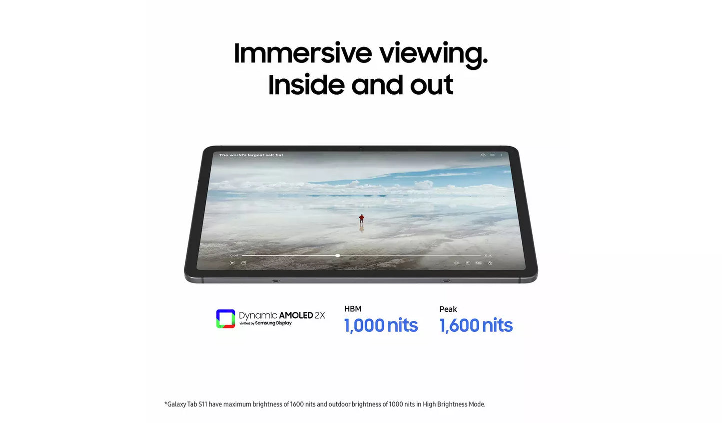 Samsung Galaxy Tab S11 10.9-inch Wi-Fi Tablet – 128GB, Grey (Very Good Condition) Samsung
