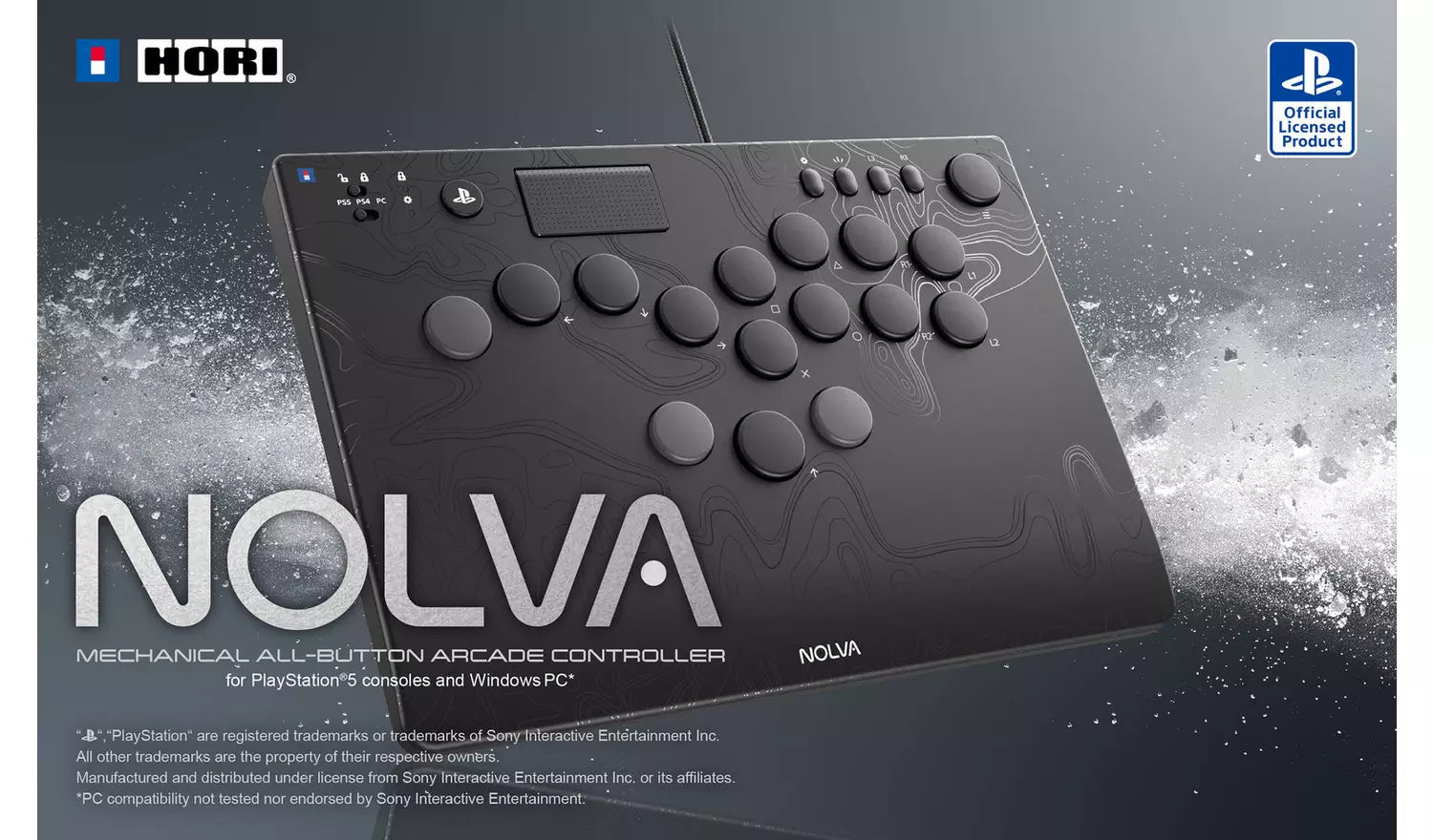 HORI NOLVA Mechanical All-Button Arcade Controller (New) HORI
