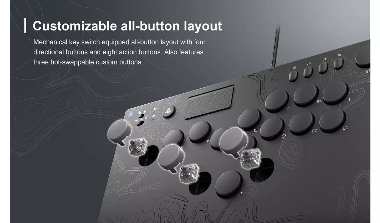 HORI NOLVA Mechanical All-Button Arcade Controller (New) HORI
