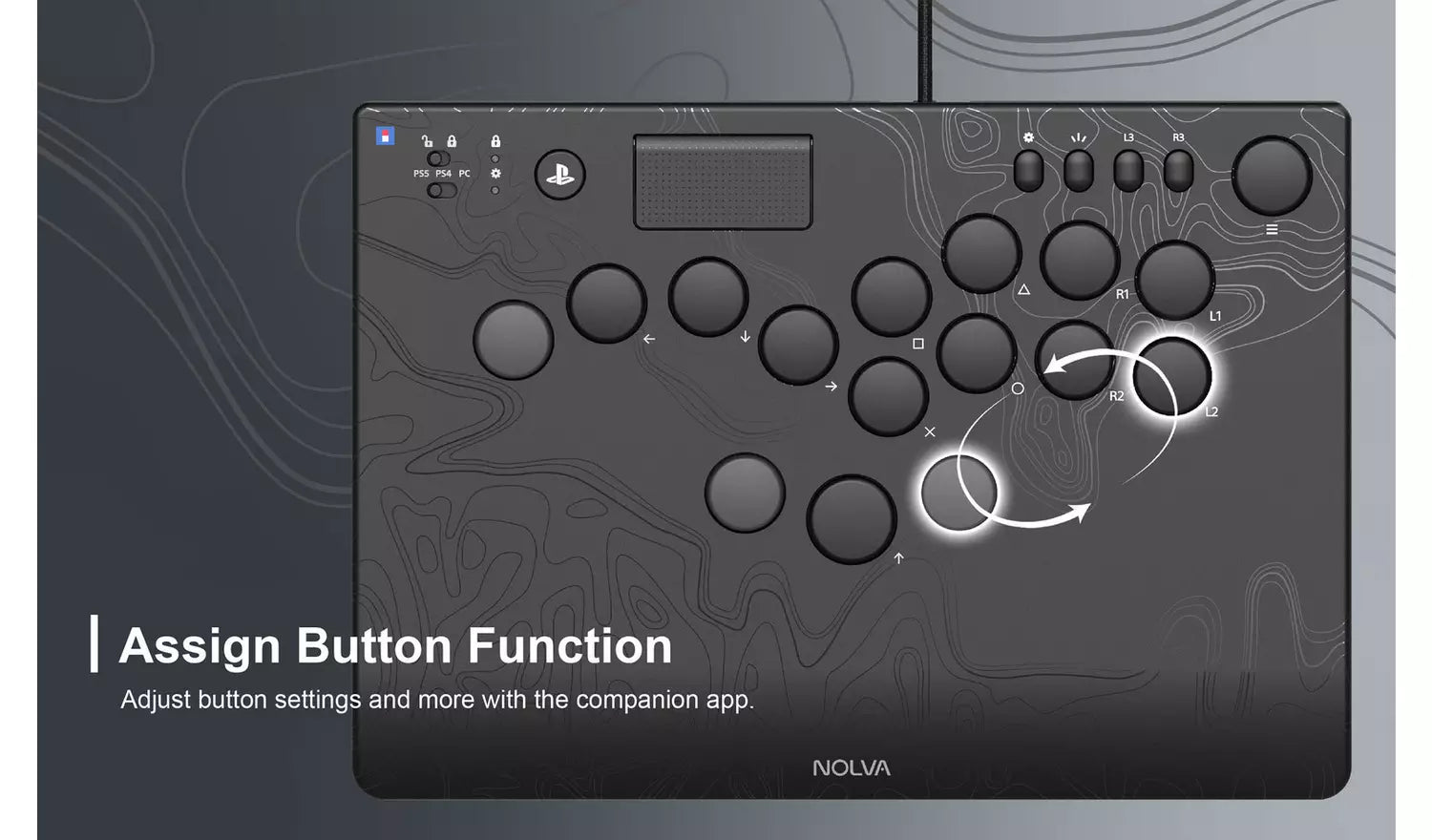 HORI NOLVA Mechanical All-Button Arcade Controller (New) HORI