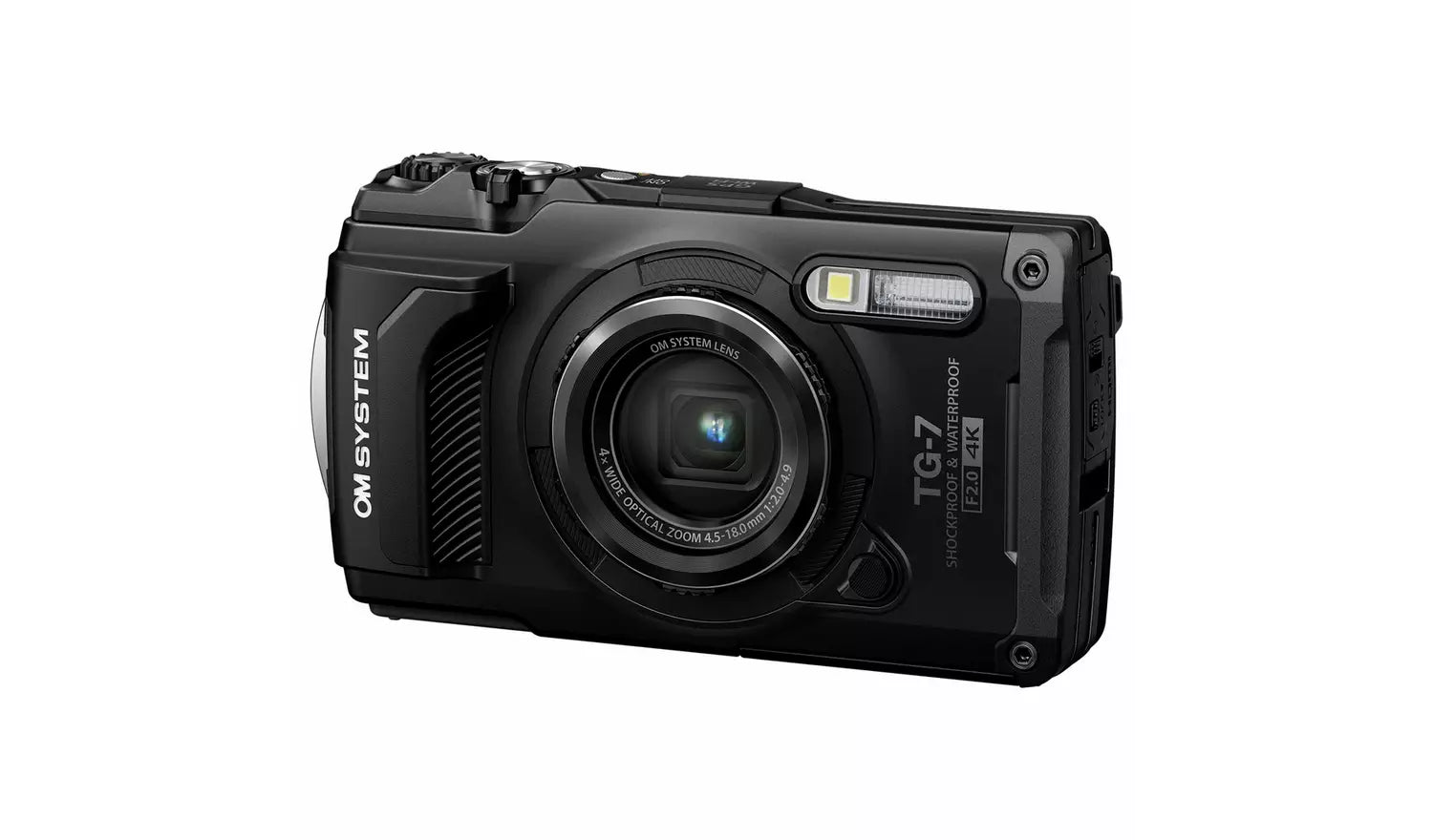 OM System TG-7 Tough Compact Camera Black (New) OM System