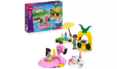 LEGO Friends Unicorn & Flamingo Pool Party Set Kid Toy | Ages 5+ | Model 42658 | New LEGO