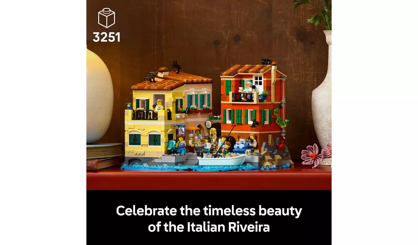 LEGO Ideas Italian Riviera Set for Adults | Ages 18+ | Model 21359 | New LEGO