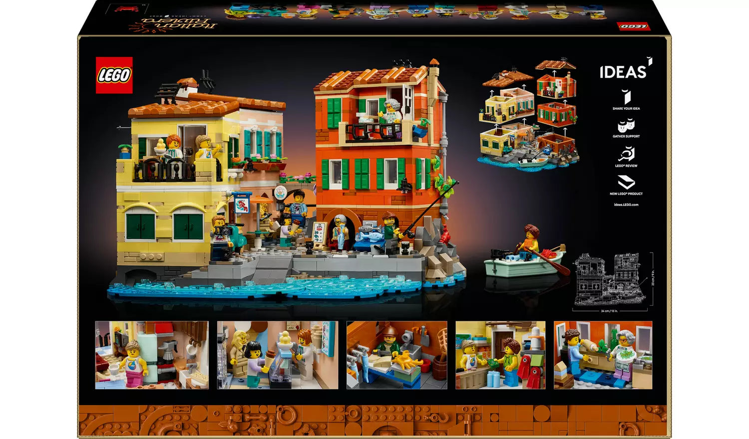 LEGO Ideas Italian Riviera Set for Adults | Ages 18+ | Model 21359 | New LEGO