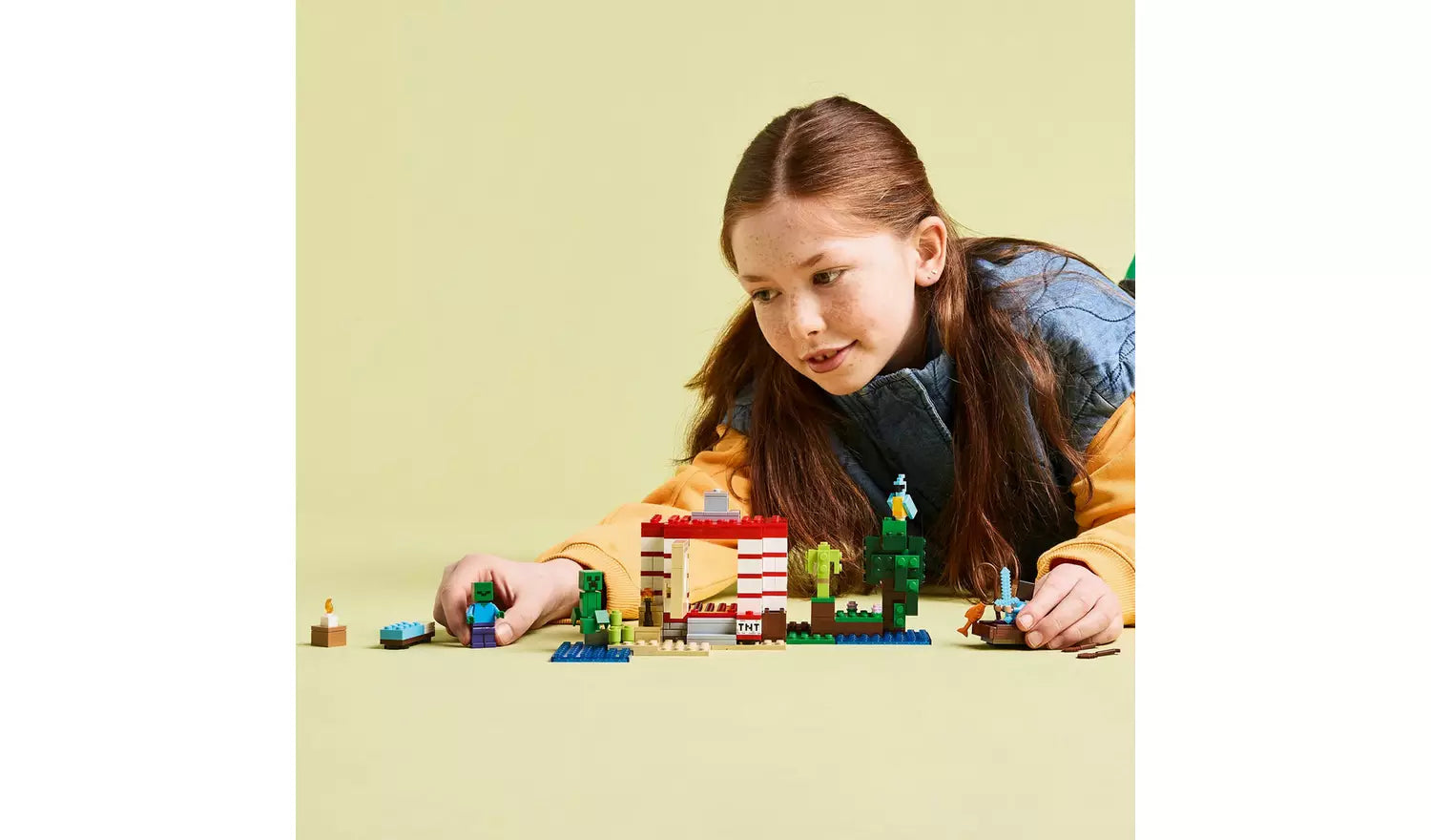 LEGO Minecraft The TNT Jungle House Toy with Figures | Ages 8+ | Model 21275 | New LEGO