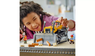 LEGO City Yellow Bulldozer Vehicle Construction Toy | Ages 8+ | Model 60466 | 682 Pieces | New LEGO