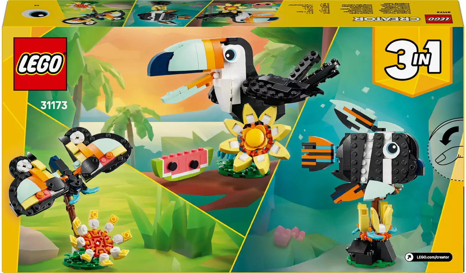 LEGO Creator Wild Animals: Tropical Toucan Set 31173 | Ages 7+ | New LEGO