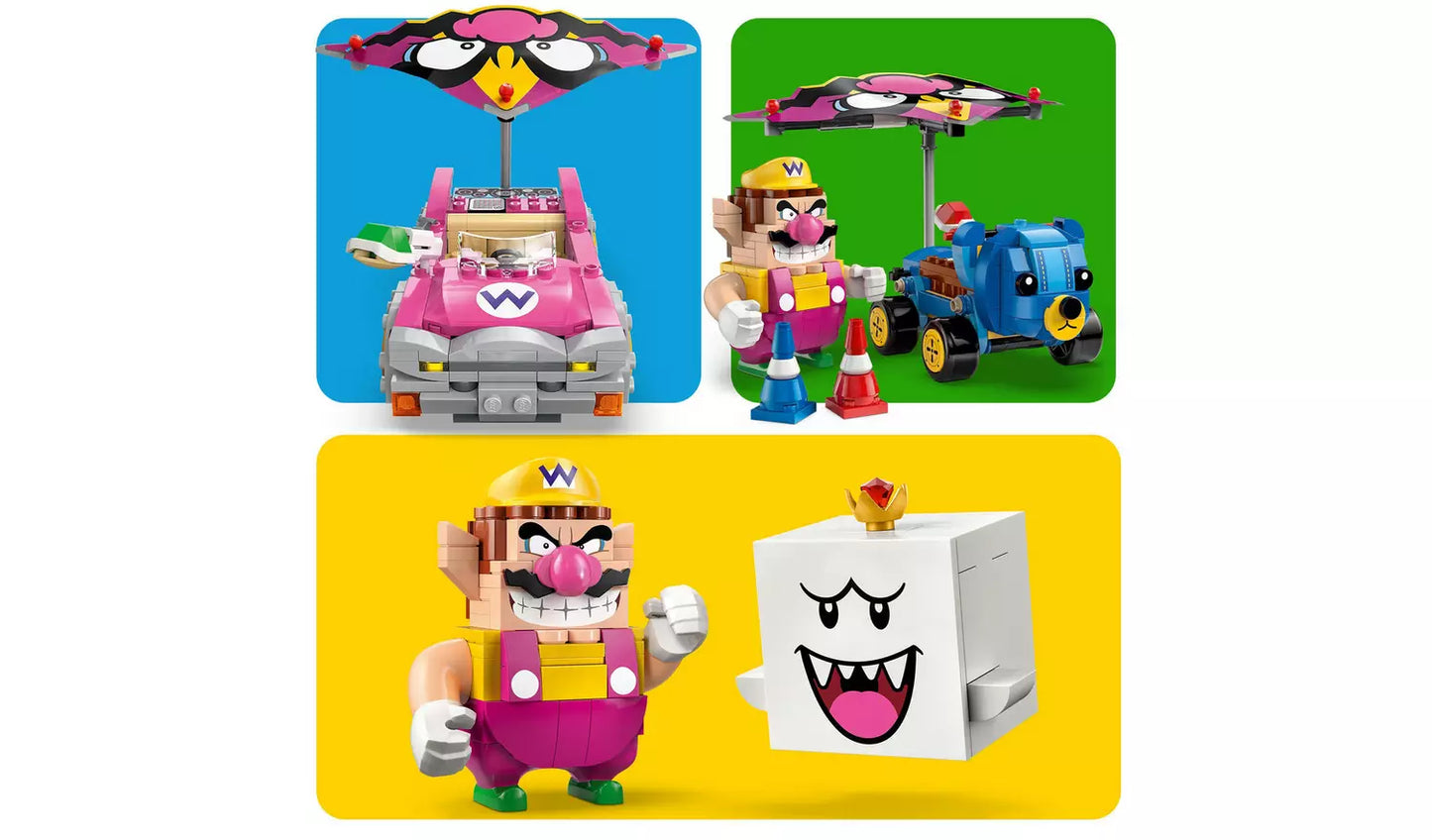 LEGO Super Mario Mario Kart – Wario & King Boo Toy Set | Ages 8+ | Model 72038 | New LEGO