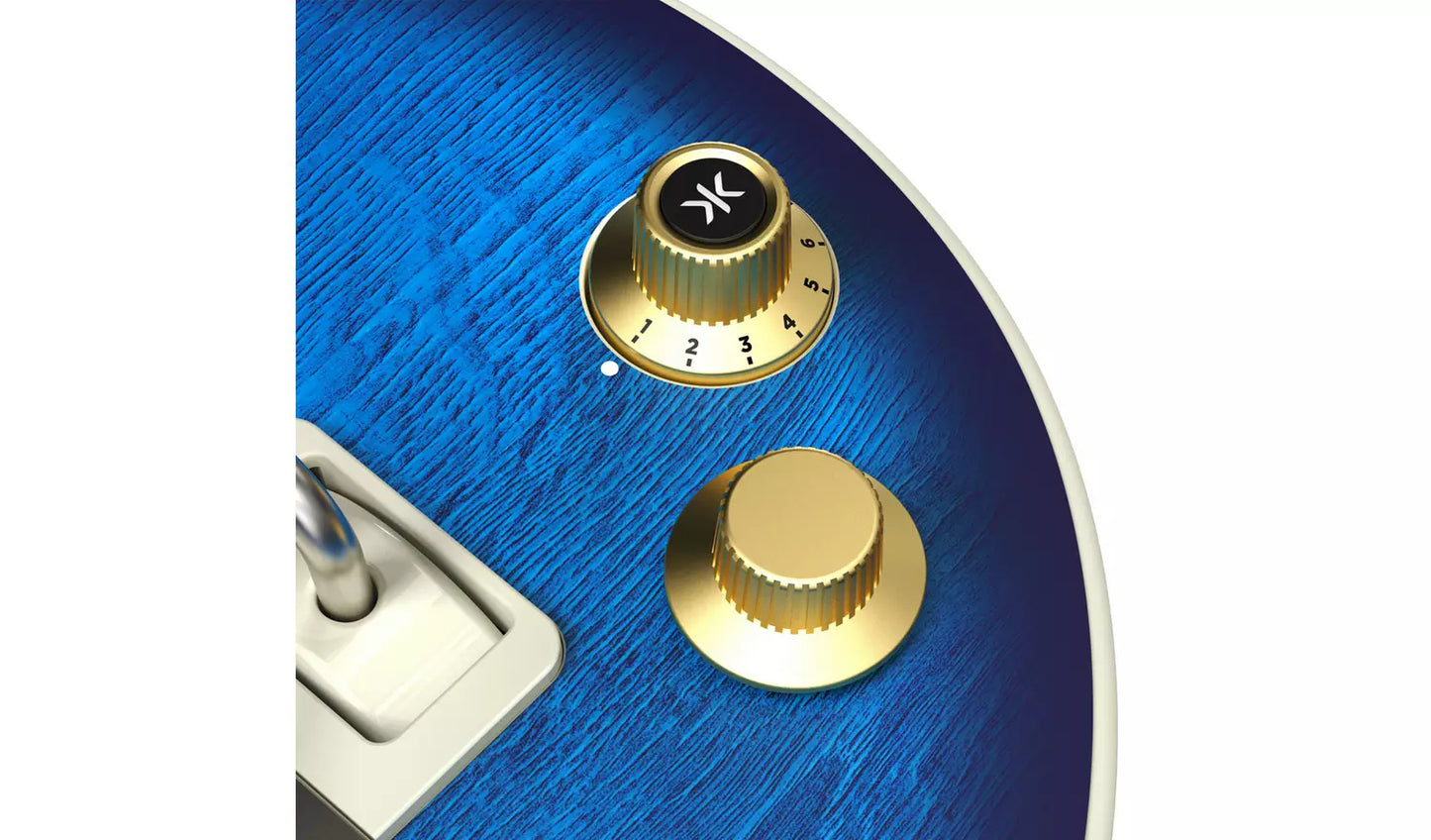 CRKD x Gibson Les Paul Burst Pro Edition Guitar Controller – Blueberry (New) CRKD