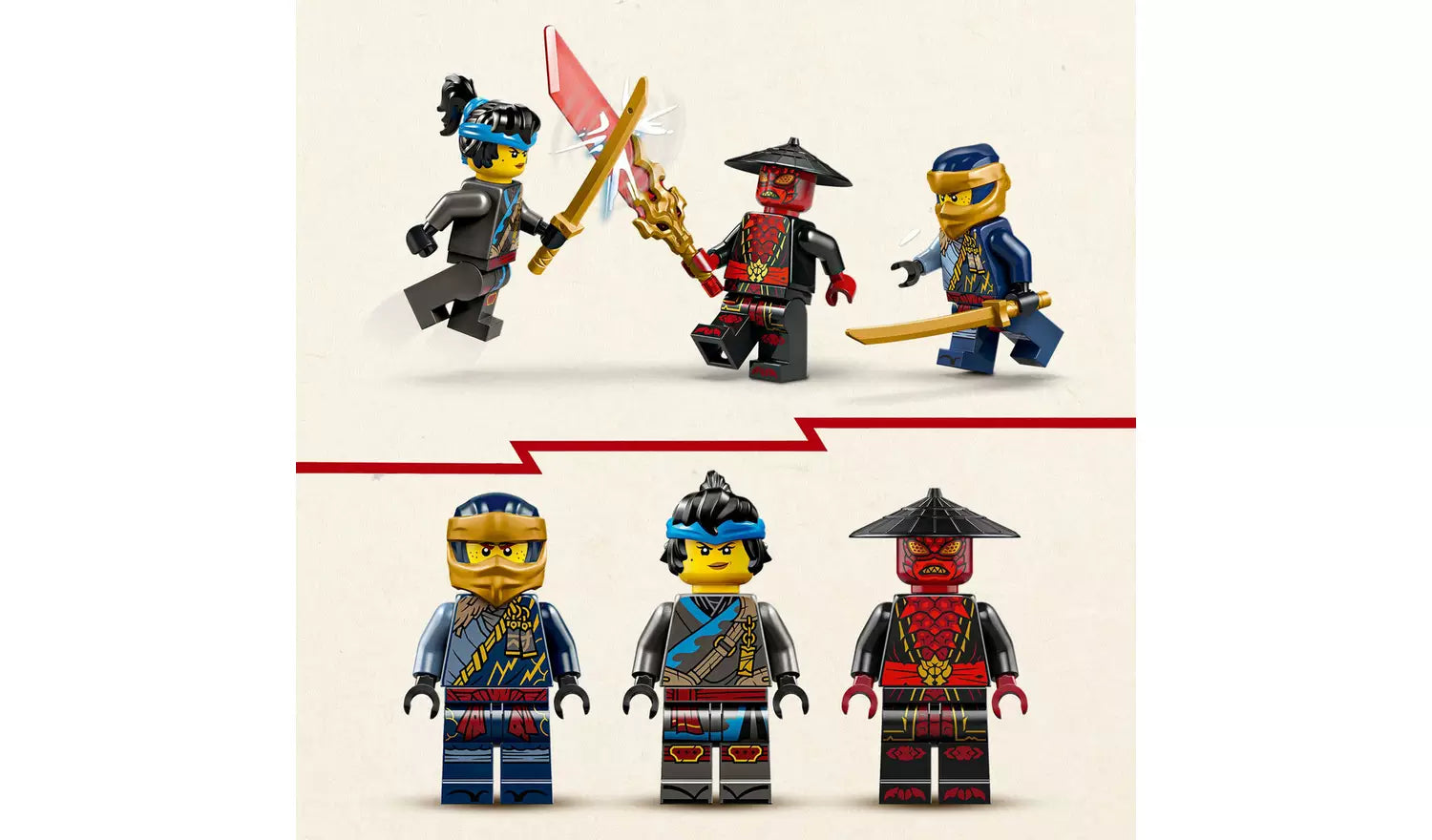 LEGO NINJAGO Rogue vs. Drix Race Car Duel Building Toy | Ages 4+ | Model 71840 | New LEGO