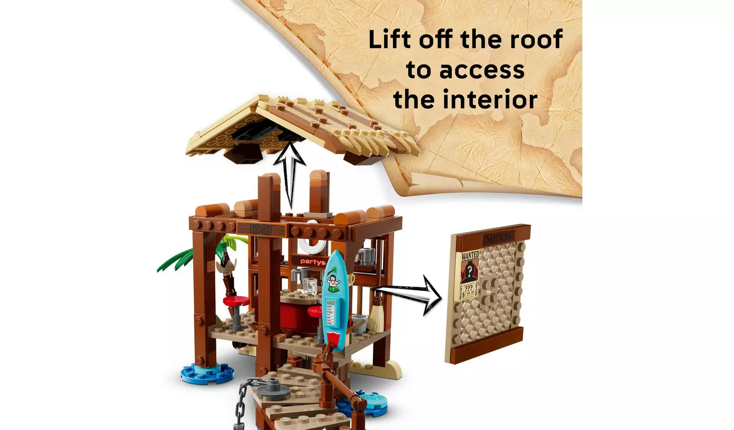 LEGO ONE PIECE Windmill Village Hut Set | Ages 8+ | Model 75636 | 299 Pieces | New LEGO