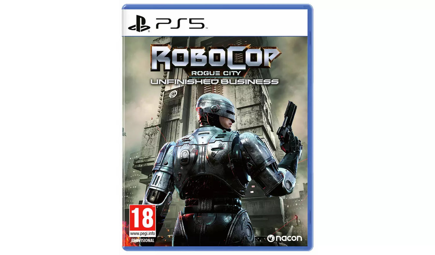 RoboCop Rogue City Unfinished Business – PS5 | Physical Disc | 18+ (New) PS5