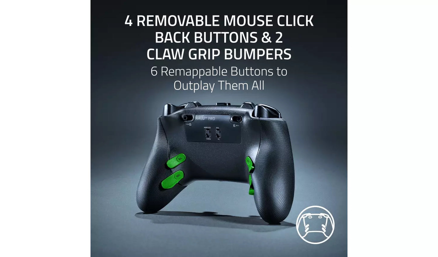 Razer Raiju V3 Pro Wireless Controller – Black (New) Razer