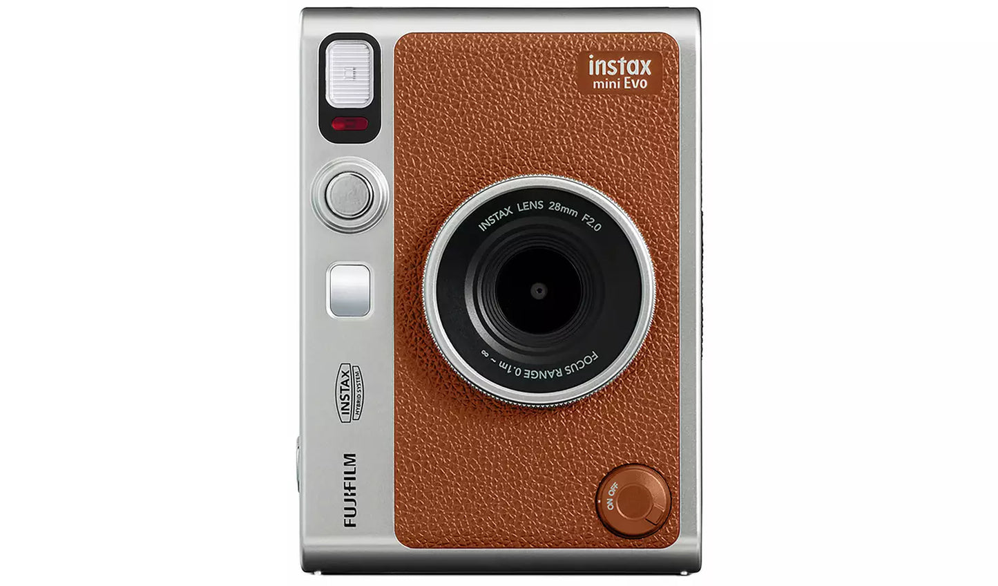 Fujifilm instax mini Evo Instant Camera – Brown (New) Fujifilm
