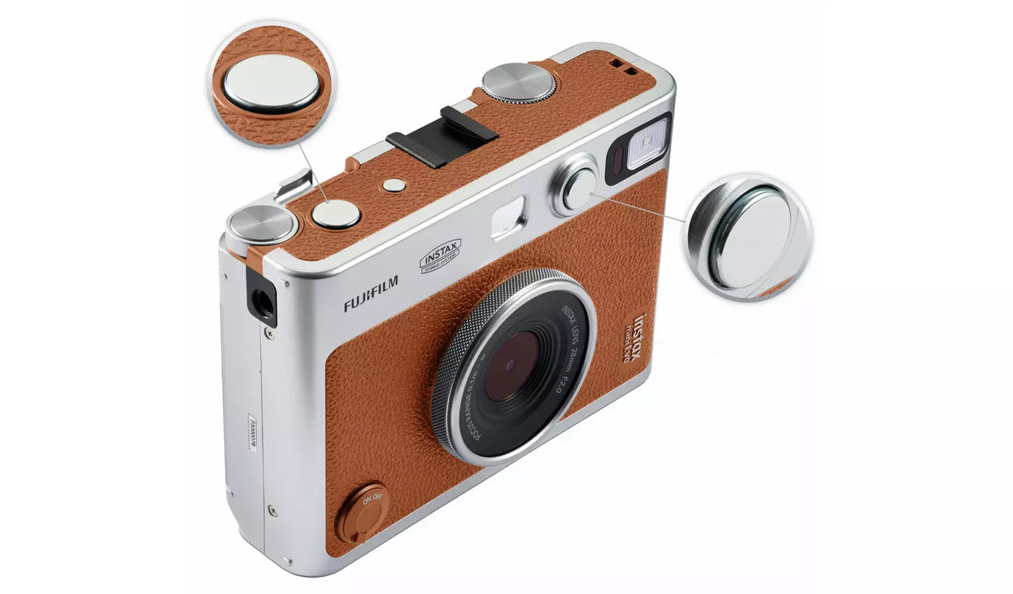 Fujifilm instax mini Evo Instant Camera – Brown (New) Fujifilm