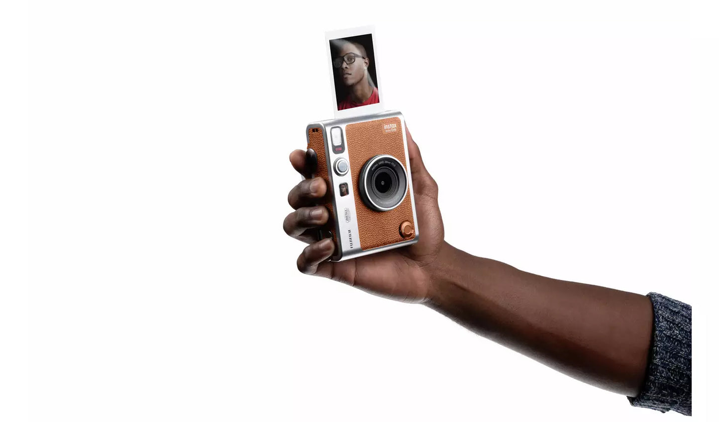 Fujifilm instax mini Evo Instant Camera – Brown (New) Fujifilm