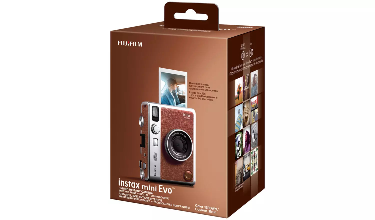 Fujifilm instax mini Evo Instant Camera – Brown (New) Fujifilm