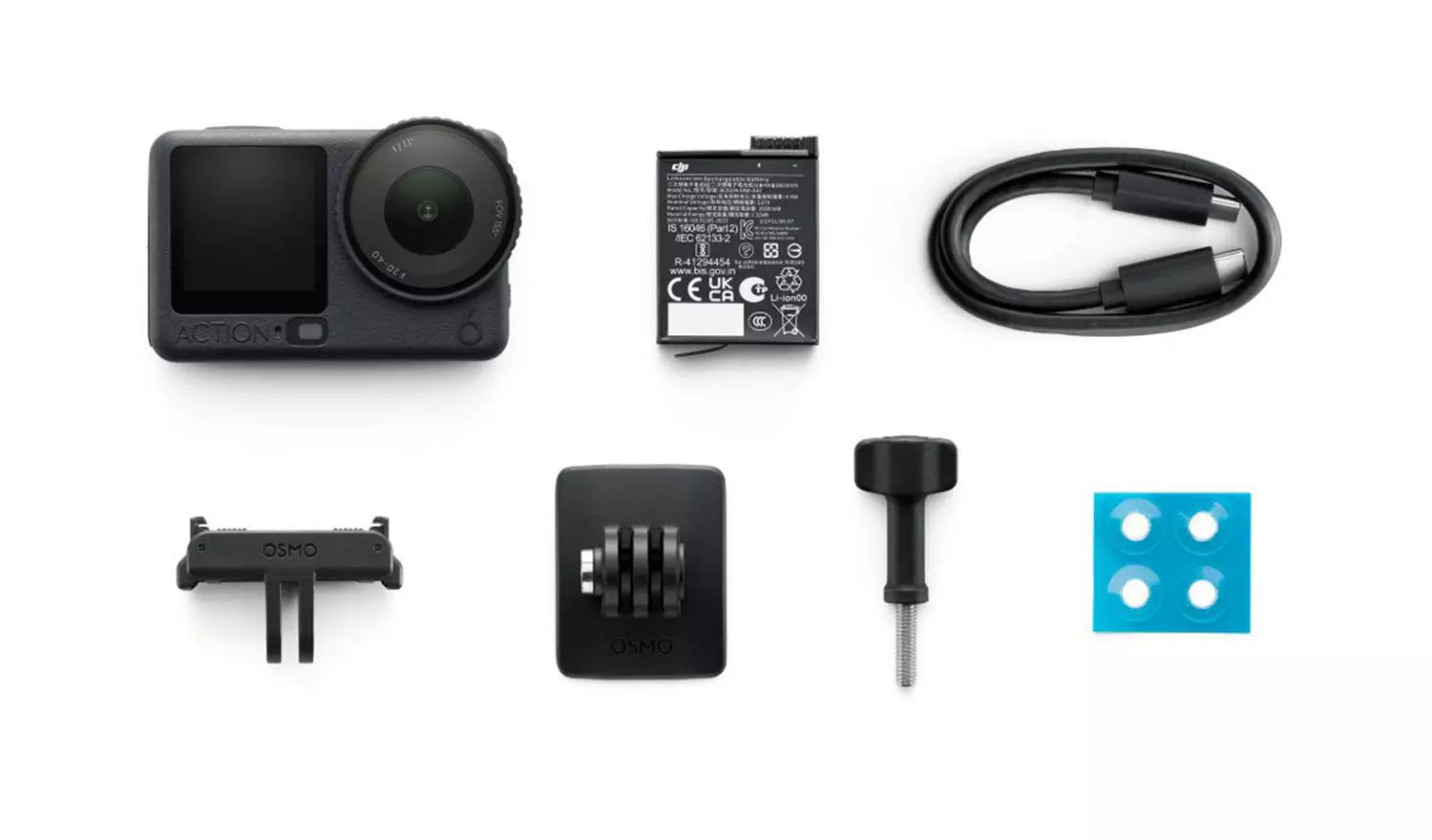 DJI Osmo Action 6 Standard Combo Action Camera – Black (New) DJI