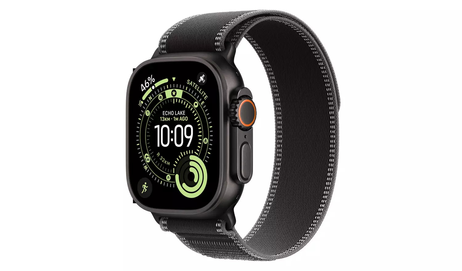 Apple Watch Ultra 3 GPS+Cell 49mm Bright Blue Trail Loop - (New) Charcoal Trail Apple