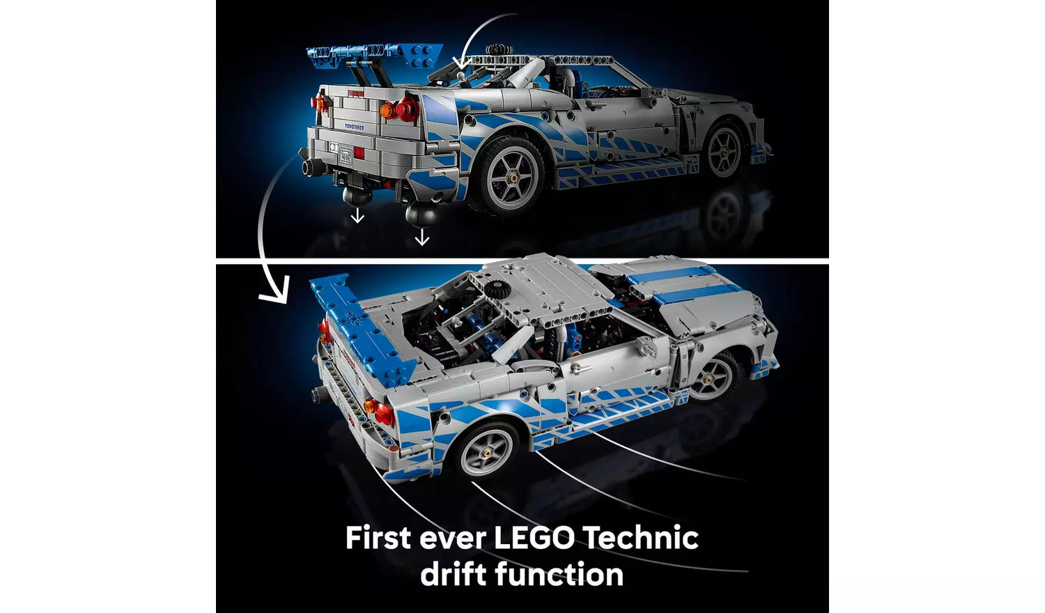 LEGO Technic 2 Fast 2 Furious Nissan Skyline GT-R R34 Car Set | Ages 18+ | Model 42210 | NEW LEGO