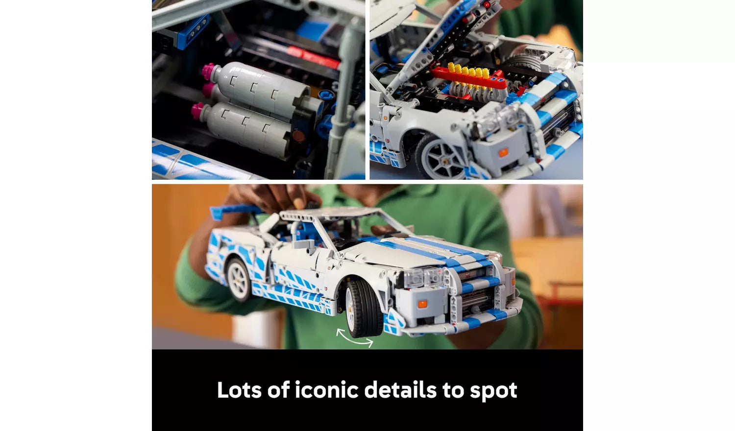 LEGO Technic 2 Fast 2 Furious Nissan Skyline GT-R R34 Car Set | Ages 18+ | Model 42210 | NEW LEGO