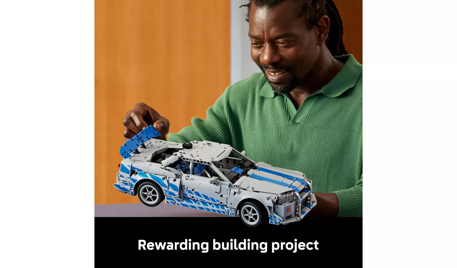LEGO Technic 2 Fast 2 Furious Nissan Skyline GT-R R34 Car Set | Ages 18+ | Model 42210 | NEW LEGO
