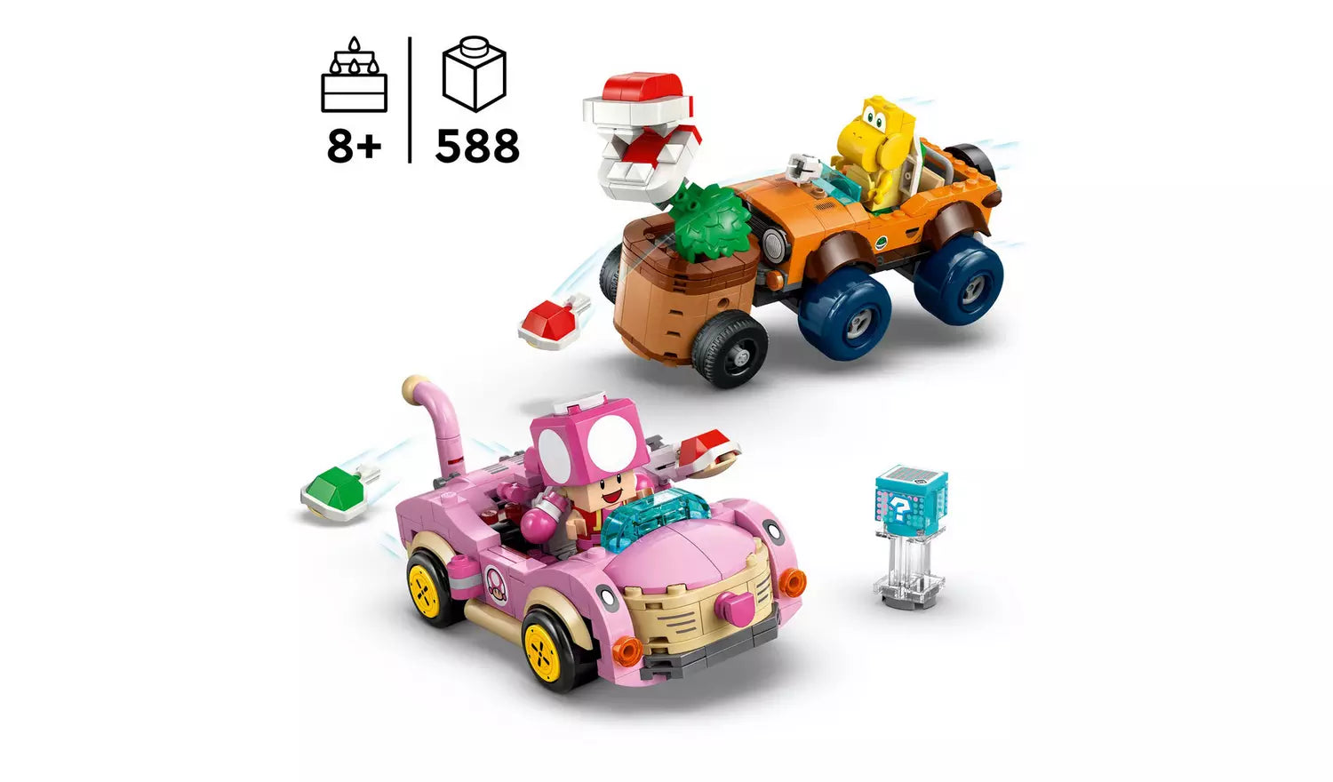 LEGO Super Mario Kart – Piranha Plant Power-Up Pursuit | Ages 8+ | Model 72044 | New LEGO