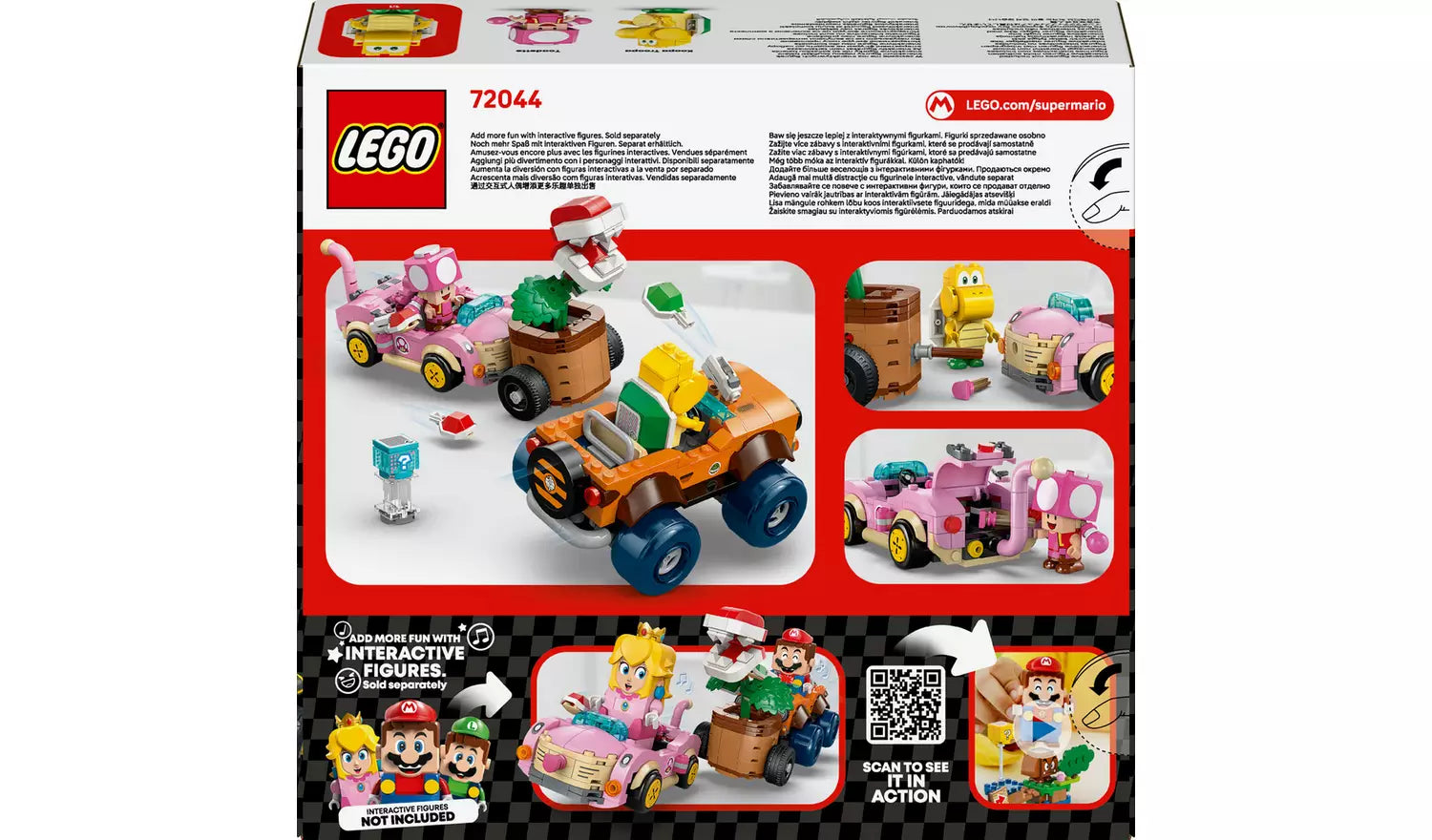 LEGO Super Mario Kart – Piranha Plant Power-Up Pursuit | Ages 8+ | Model 72044 | New LEGO
