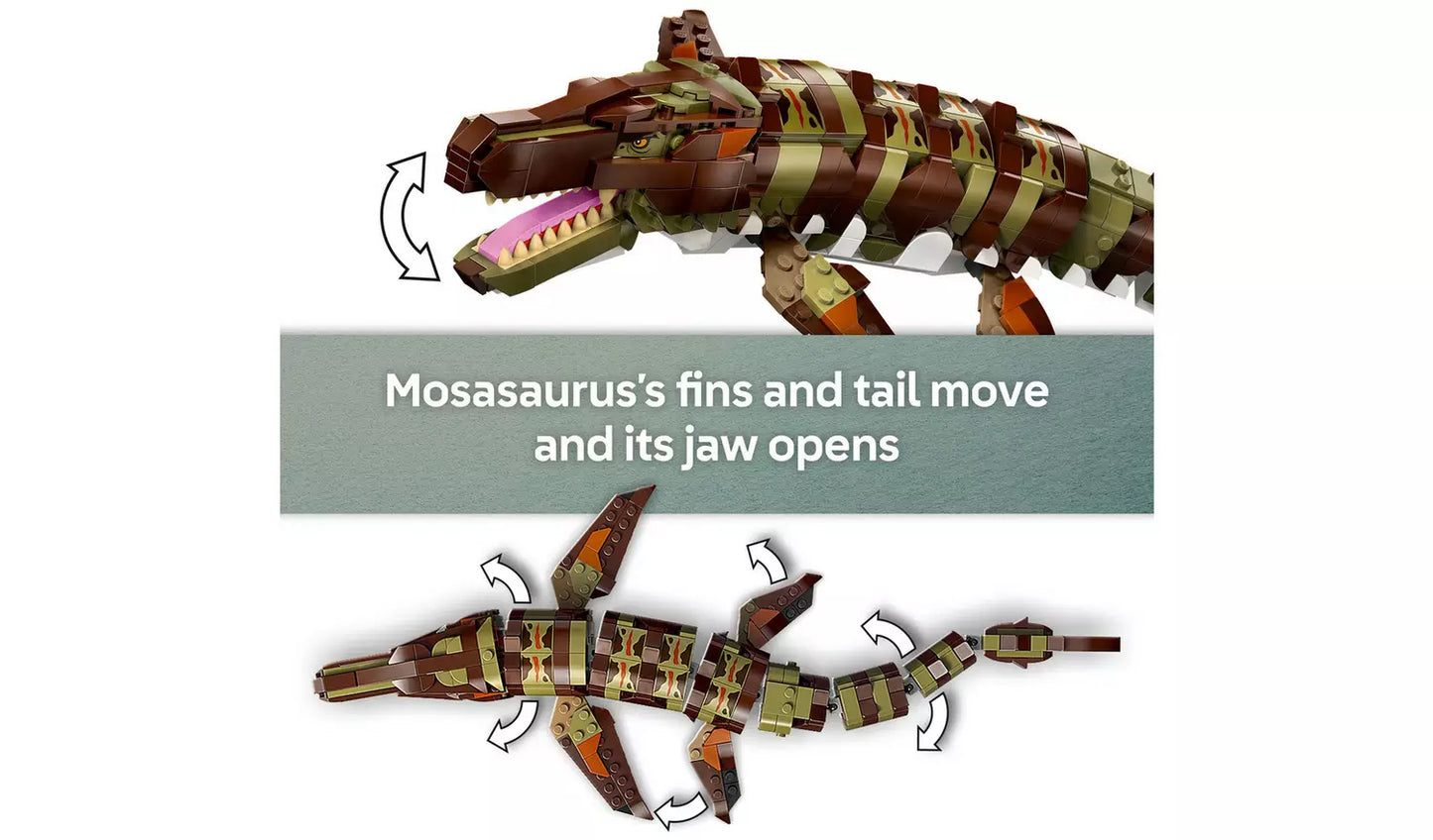 LEGO Jurassic World Mosasaurus Boat Mission | Ages 9+ | Model 76974 | New LEGO