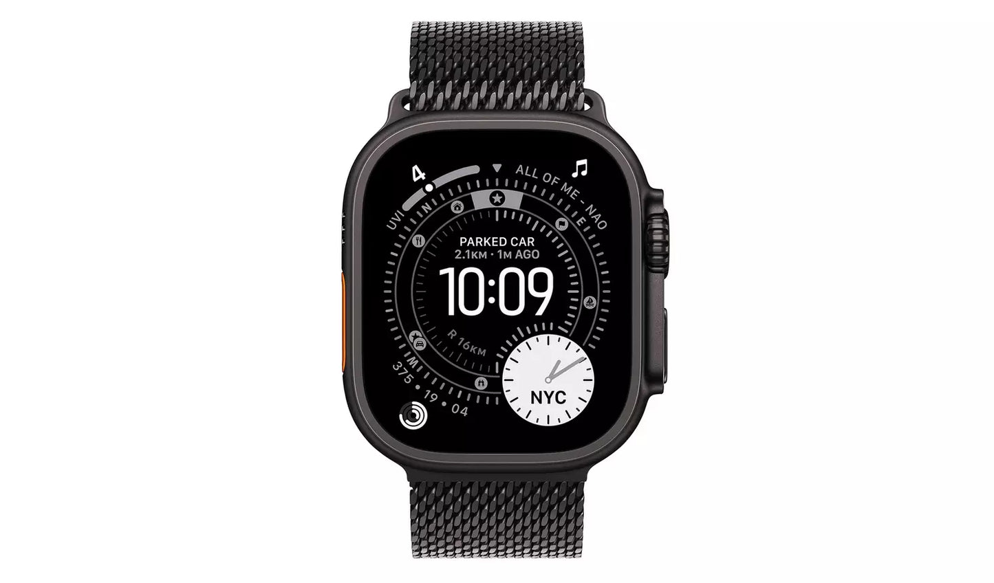 Apple Watch Ultra 3 GPS+Cell 49mm Medium Black Milanese Loop - (New) Apple