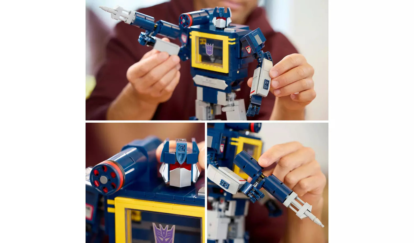 LEGO Icons Transformers: Soundwave Set for Adults | Model 10358 | Ages 18+ | New LEGO