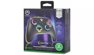 PowerA Advantage Wired Controller – Lumectra Black (New) PowerA