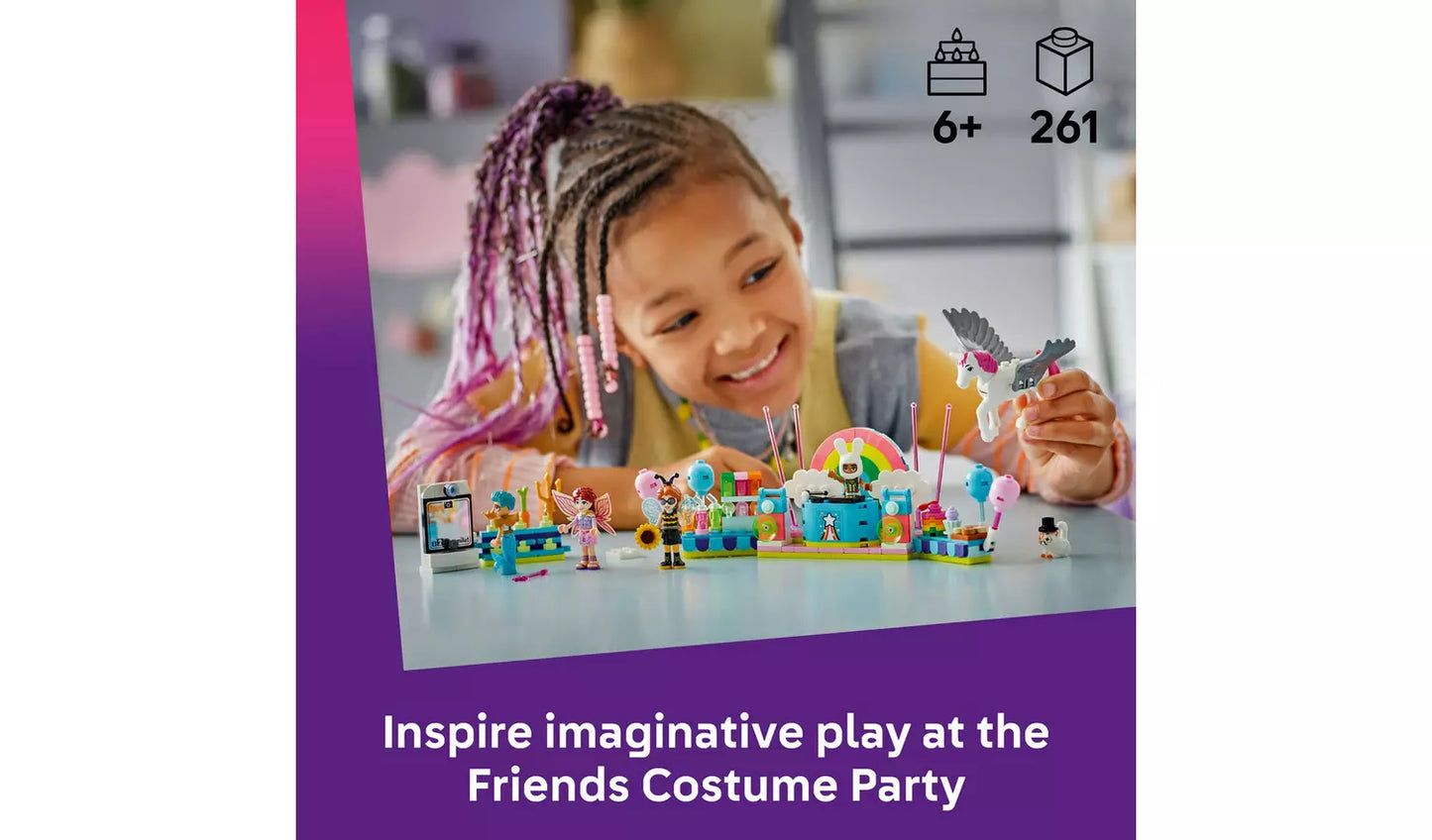 LEGO Friends Costume Party with Unicorn & Fairy Set | Ages 6+ | Model 42661 | 261 Pieces | New LEGO