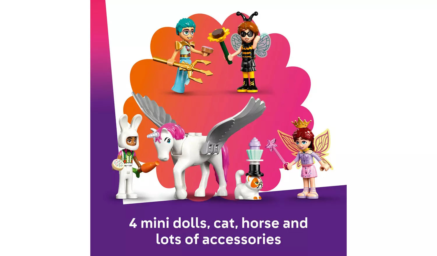 LEGO Friends Costume Party with Unicorn & Fairy Set | Ages 6+ | Model 42661 | 261 Pieces | New LEGO