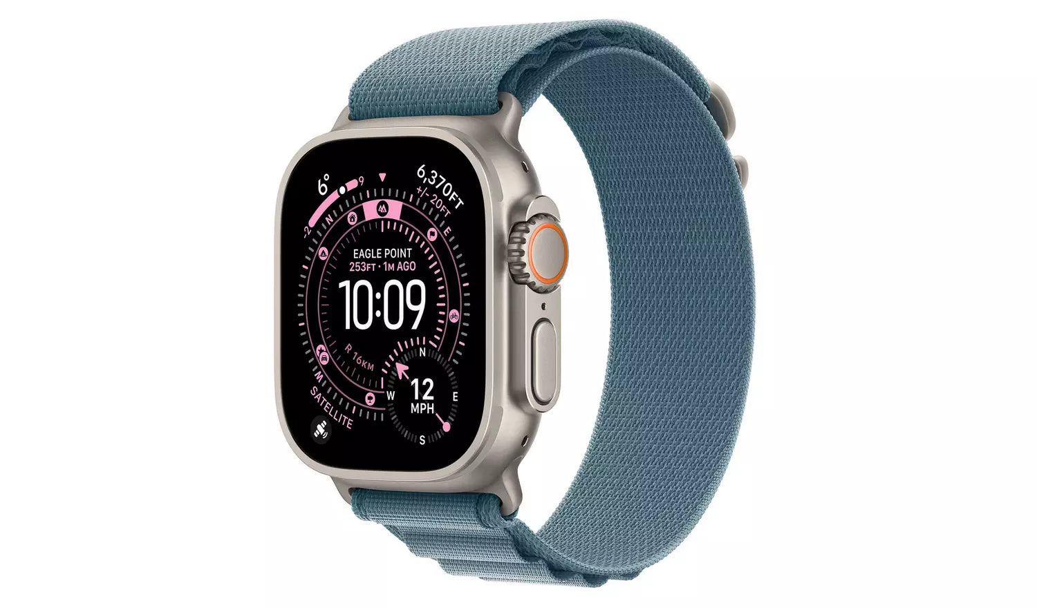 Apple Watch Ultra 3 GPS+Cell 49mm Light Blue Alpine Loop - (New) Apple