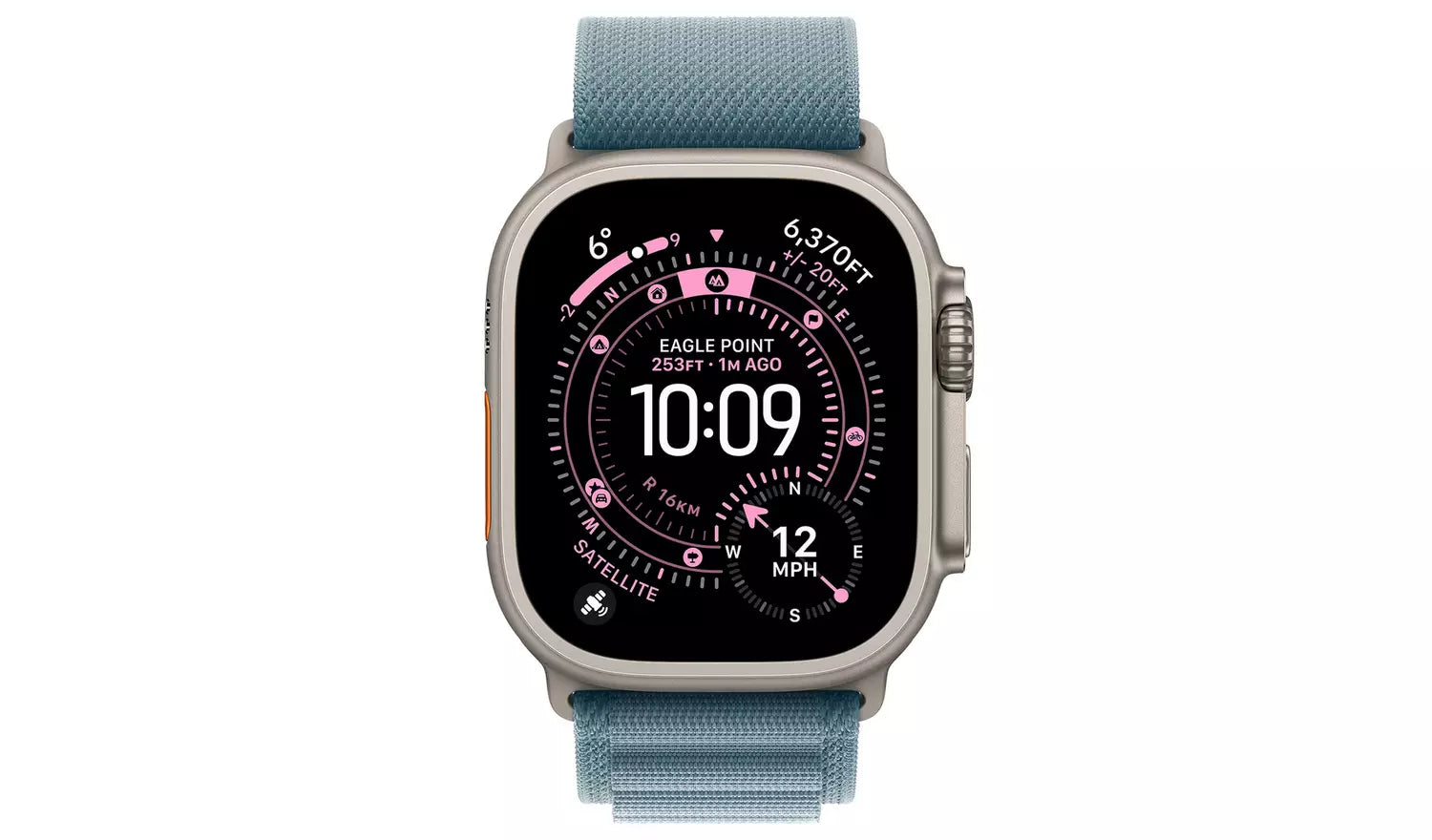 Apple Watch Ultra 3 GPS+Cell 49mm Light Blue Alpine Loop - (New) Apple