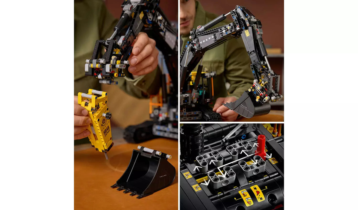 LEGO Technic Volvo EC500 Hybrid Excavator Building Set 42215 | Ages 18+ | New LEGO