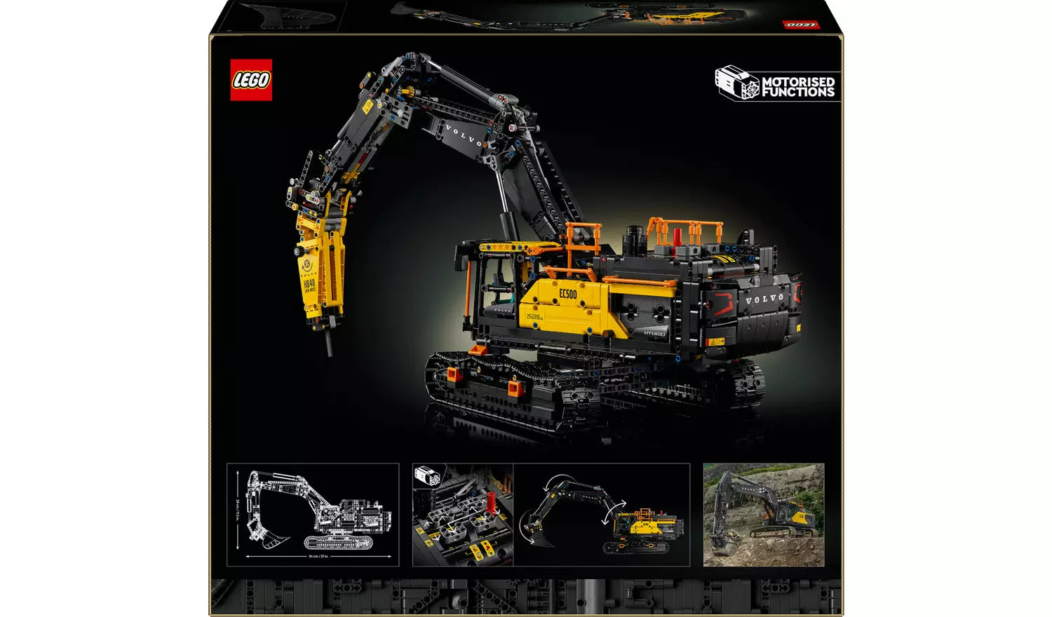 LEGO Technic Volvo EC500 Hybrid Excavator Building Set 42215 | Ages 18+ | New LEGO