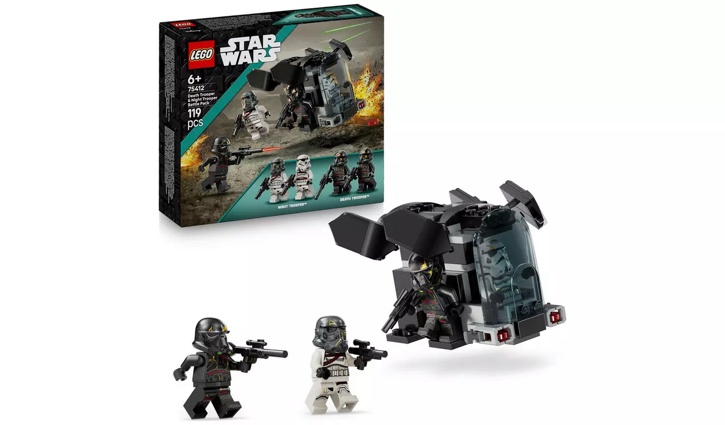 LEGO Star Wars Death Trooper & Night Trooper Battle Pack | Ages 6+ | Model 75412 | New LEGO