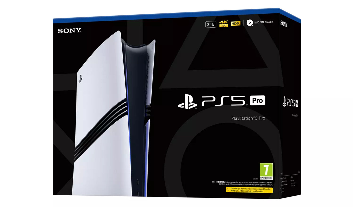 PlayStation 5 Pro Console - 2 TB Digital Edition (New) Sony