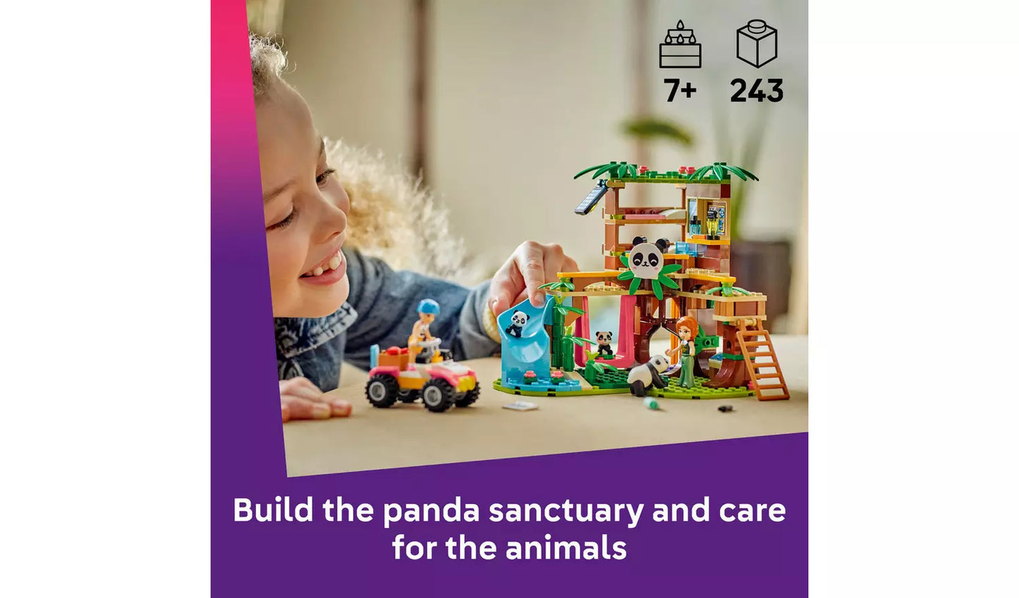 LEGO Friends Panda Sanctuary Animal Care Toy for Kids | Ages 7+ | Model 42648 | New LEGO