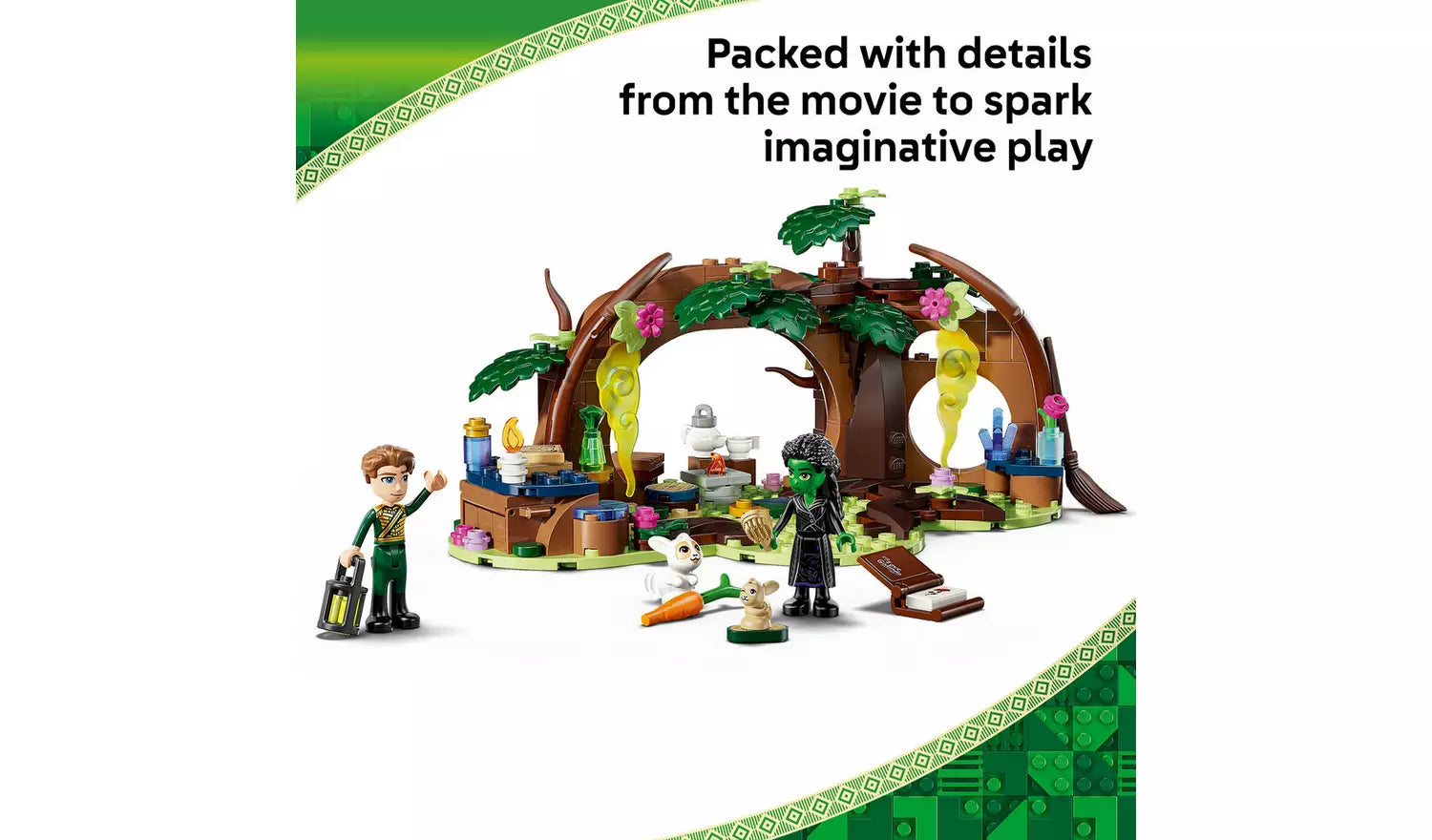 LEGO Wicked Elphaba’s Retreat Forest Toy for Kids | Ages 7+ | Model 75687 | New LEGO
