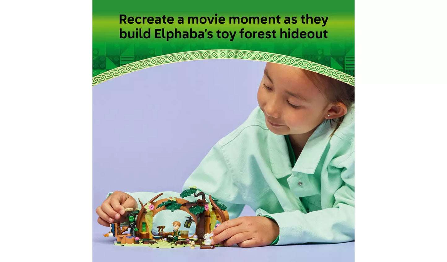 LEGO Wicked Elphaba’s Retreat Forest Toy for Kids | Ages 7+ | Model 75687 | New LEGO