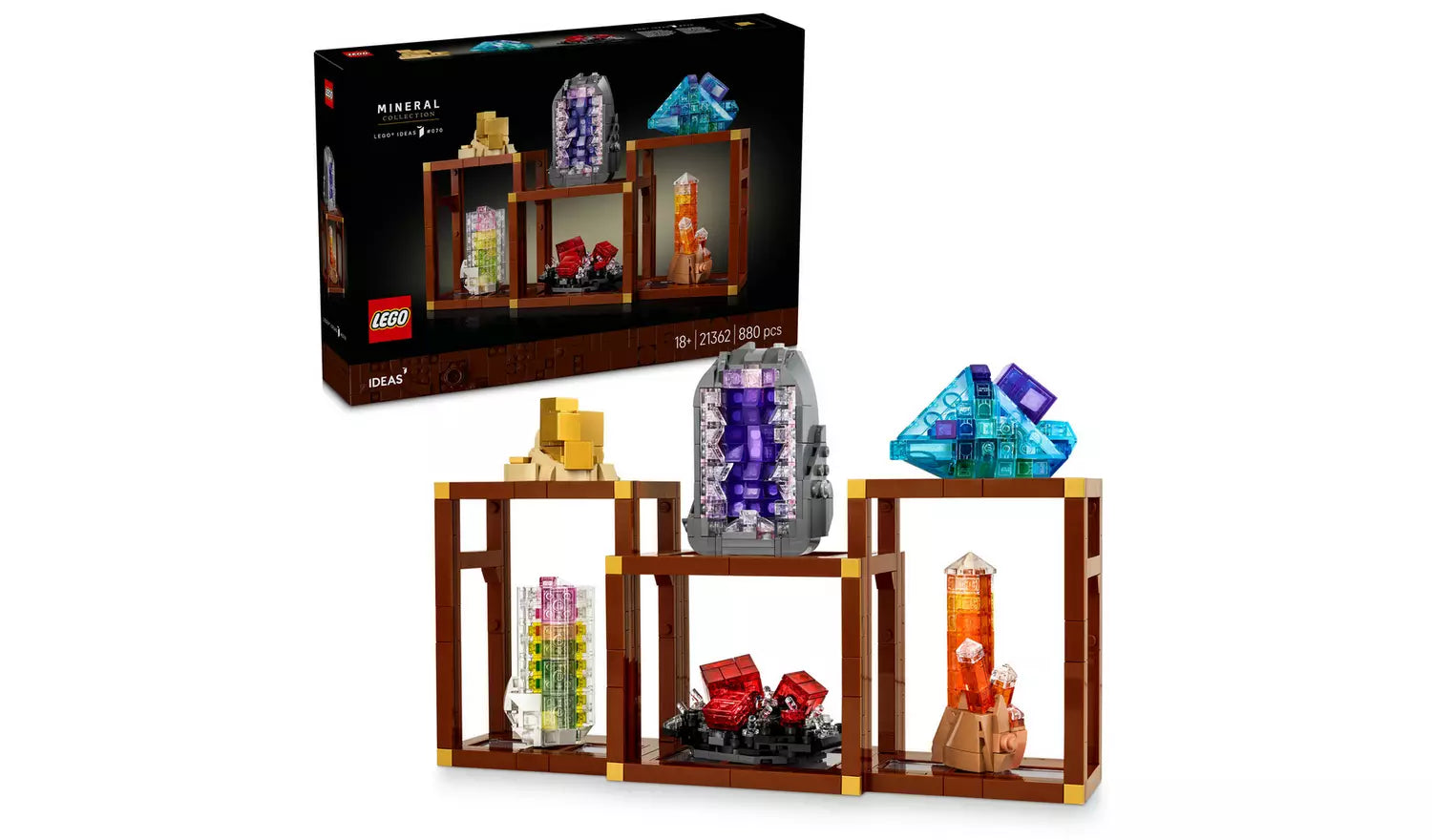 LEGO Ideas Mineral Collection Building Set for Adults | Ages 18+ | Model 21362 | NEW LEGO